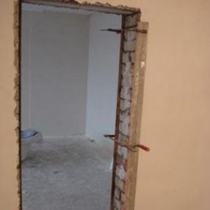 Двери входные металлические: подготовка дверного проема
