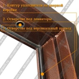 Входная стальная дверь: дверная коробка