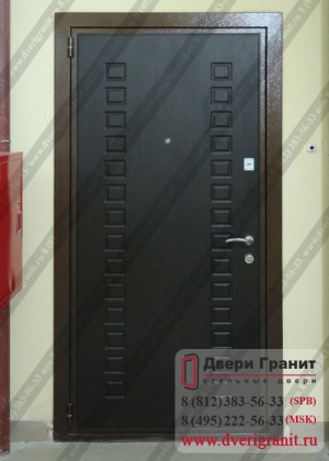 Установка двери Гранит М2 Люкс в ЖК “Виктория”
