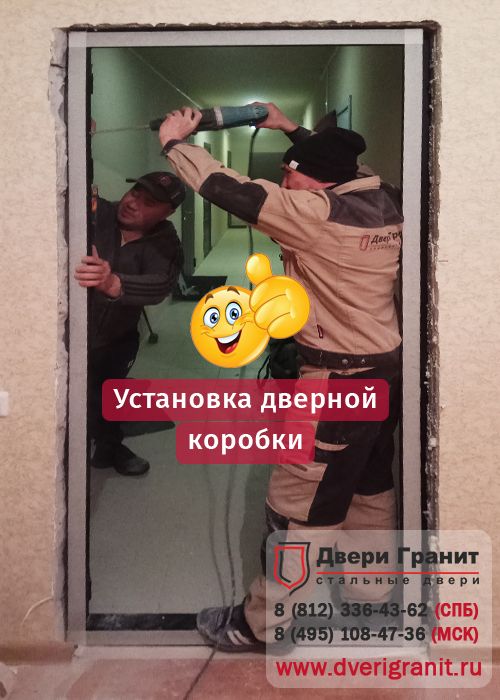 Фотогалерея Установили новую дверь Гранит Ультра 8 М в Девяткино