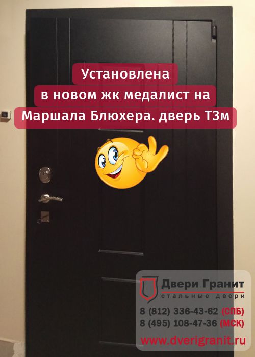 Дверь Гранит Т3М установили на Маршала Блюхера