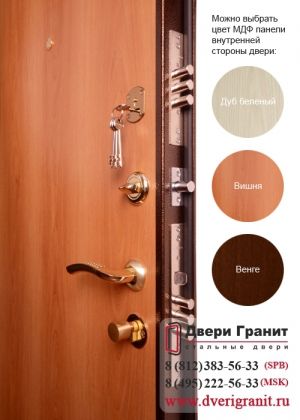 Расширение ассортимента внутренней отделки двери Гранит М1