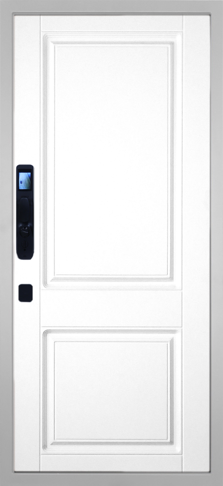 Гранит Пиано Смарт Белая - 035 Две филенки белая классика 12мм
